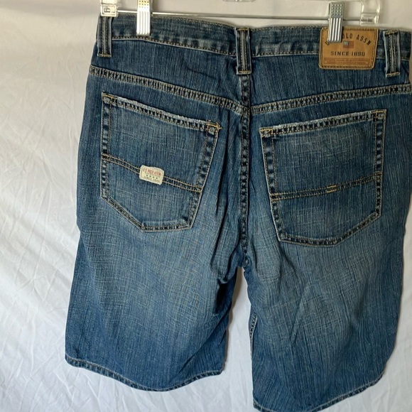 US Polo Assn: Men's Blue Baggy Denim Shorts- 33 - Picture 8 of 11